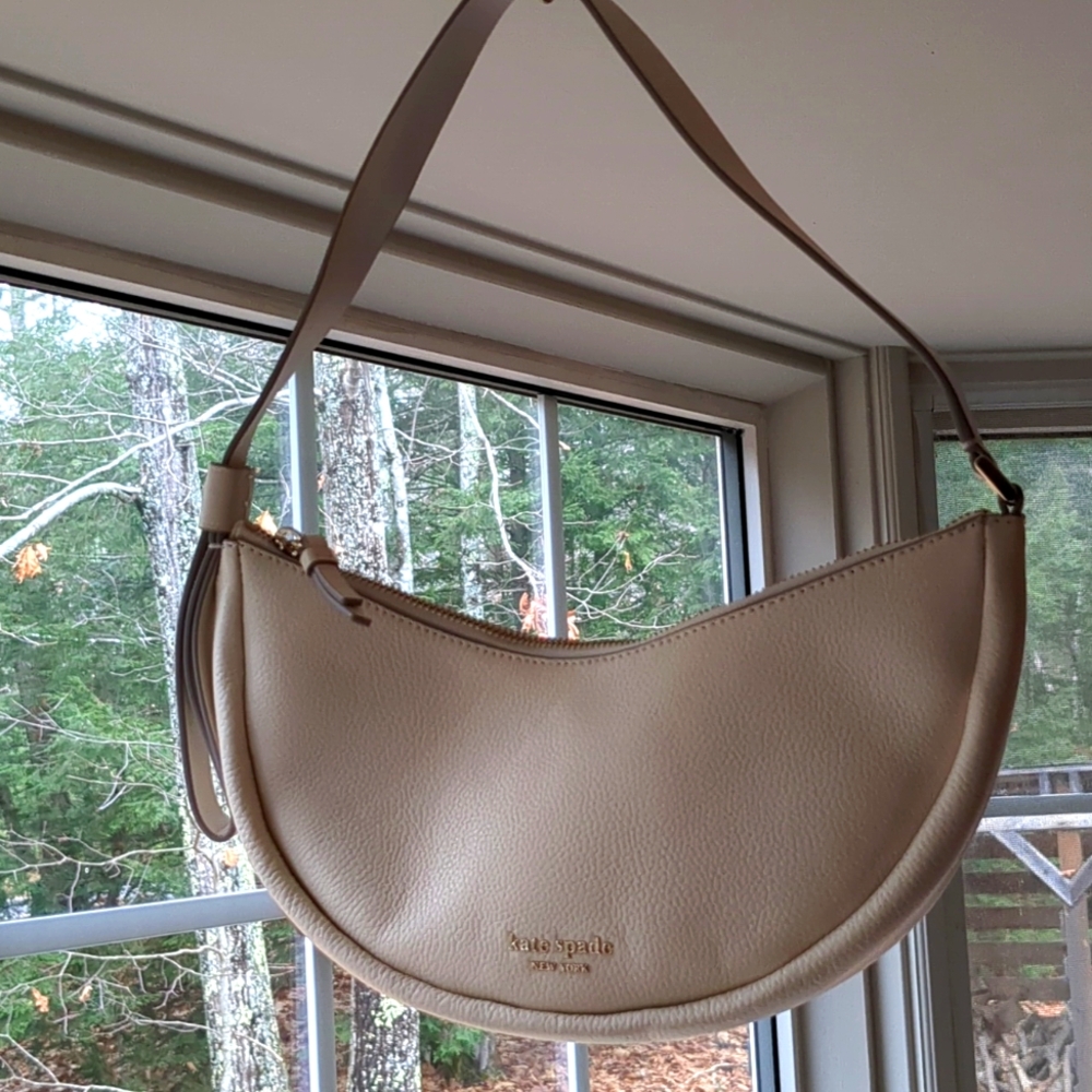 Kate Spade Cream Leather Shoulder Purse